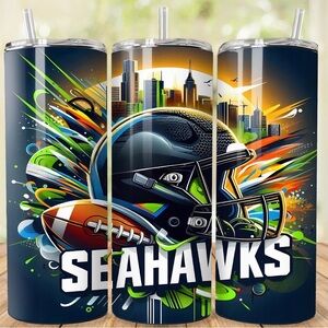 Seattle Seahawks Football Tumbler